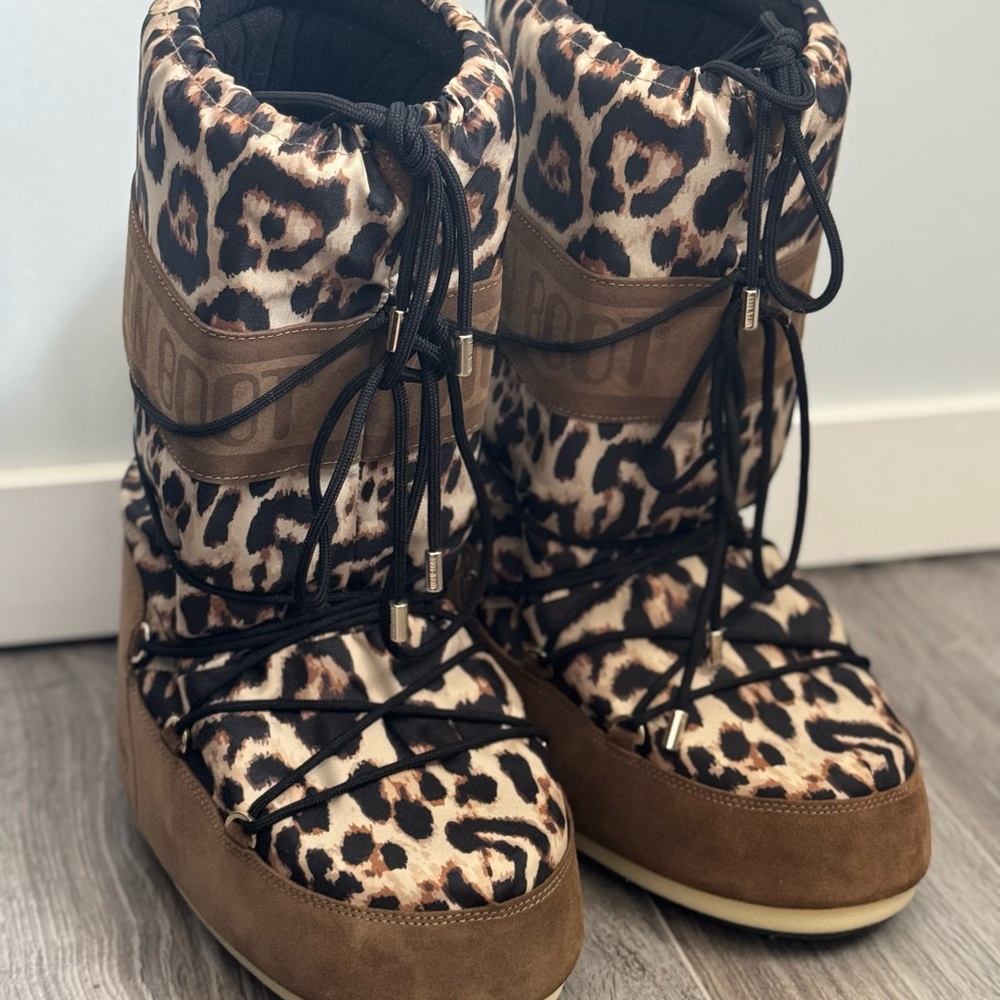 Moon Boot - Icon Leopard print